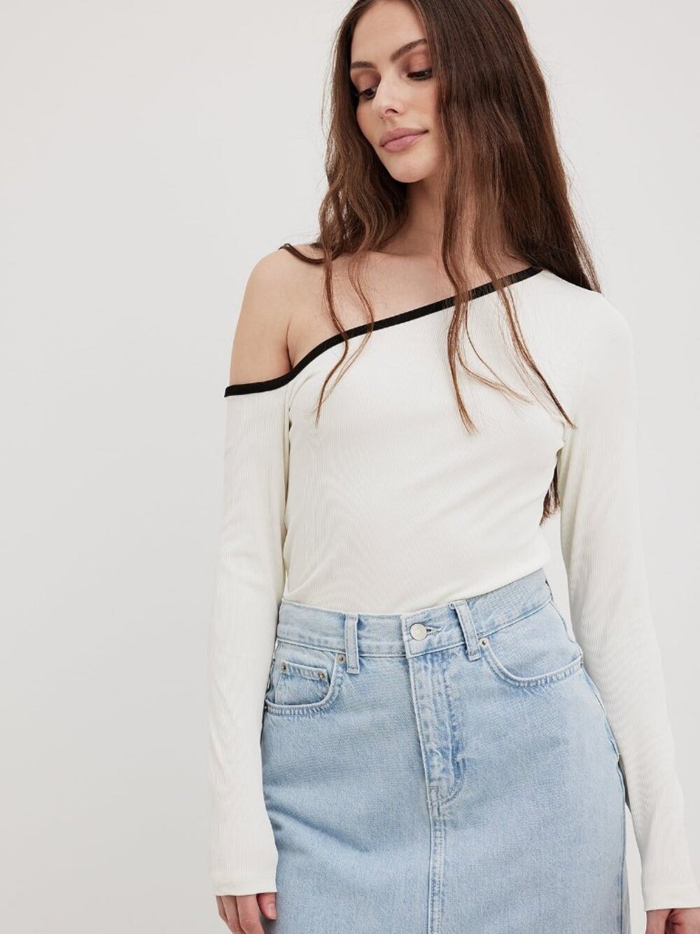 NA-KD Asymmetric Contrast Binding Top, size XXS